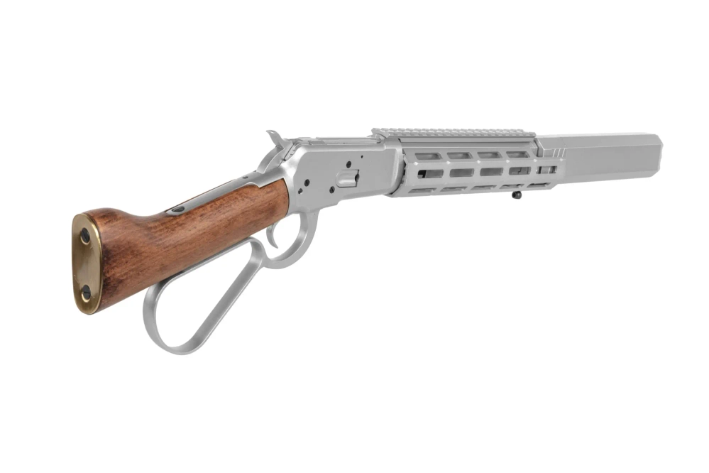 Rifle replica 1873RS (Real Wood) - silver