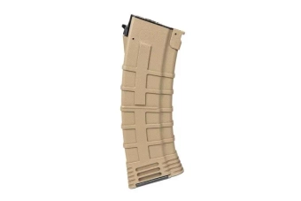 Chargeur Hi-cap 500 balles pour répliques AK - Tan