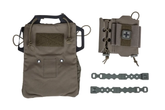 Trousse de secours tactique avec panneau Molle Wosport Ranger Green