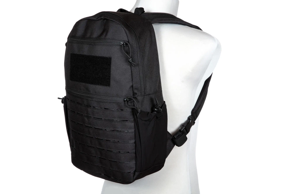 Sac à dos tactique léger à découpe laser - noir