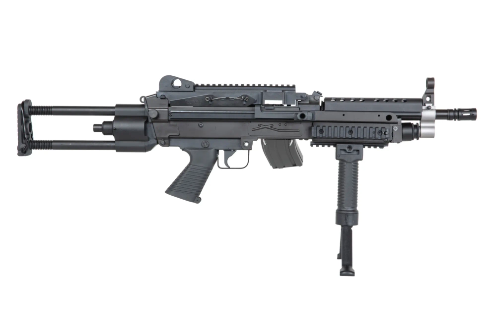 A&K M249 Para Zwart ASG machinegeweer