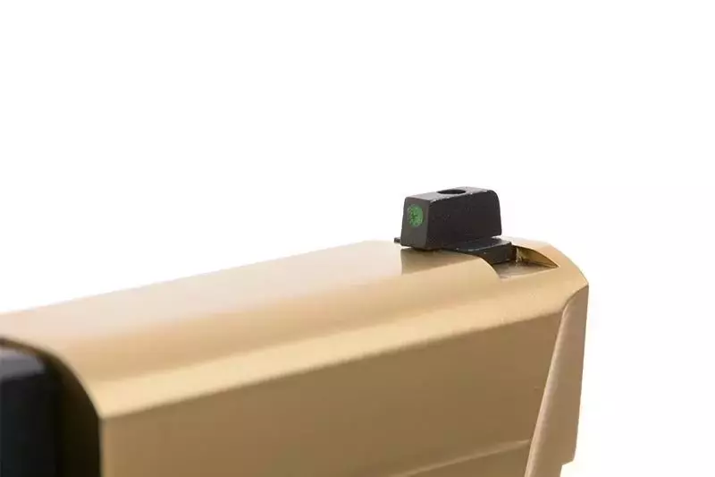 Pistola de airsoft 3.8 Little Bird - negro/dorado