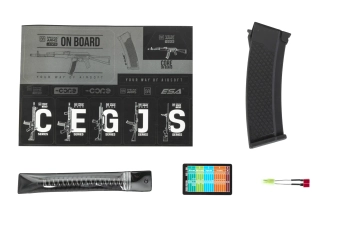 #J-PACK: Specna Arms SA-J73 CORE™ HAL ETU Gen.2 airsoft Carbine Negro