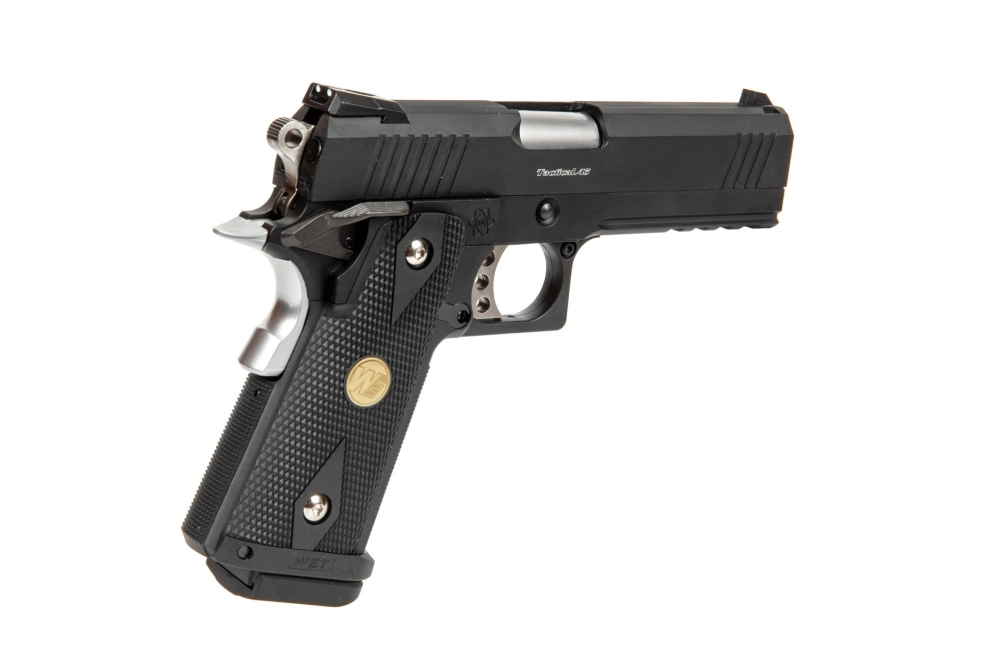 Pistola de airsoft Hi-capa 4.3 Maple Leaf OPS Special Edition - negro