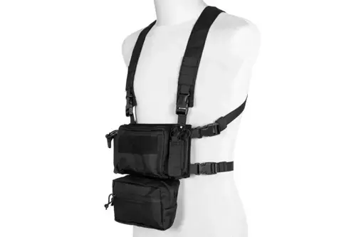 Rychlá vesta Chest rig II PLUS - černá