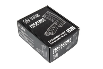 5pcs set - 30rd real-cap magazine for M4/M16 - tan