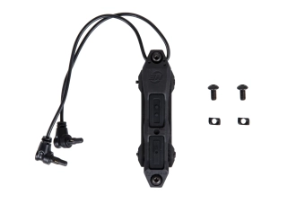 Dubbele gel-schakelaar Zwart