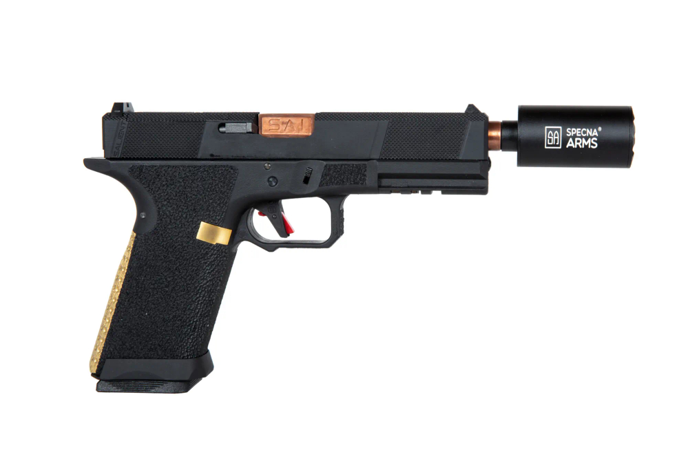 Airsoft pistole SAI BLU (Green gas) - Specna Arms DELUXE Edition