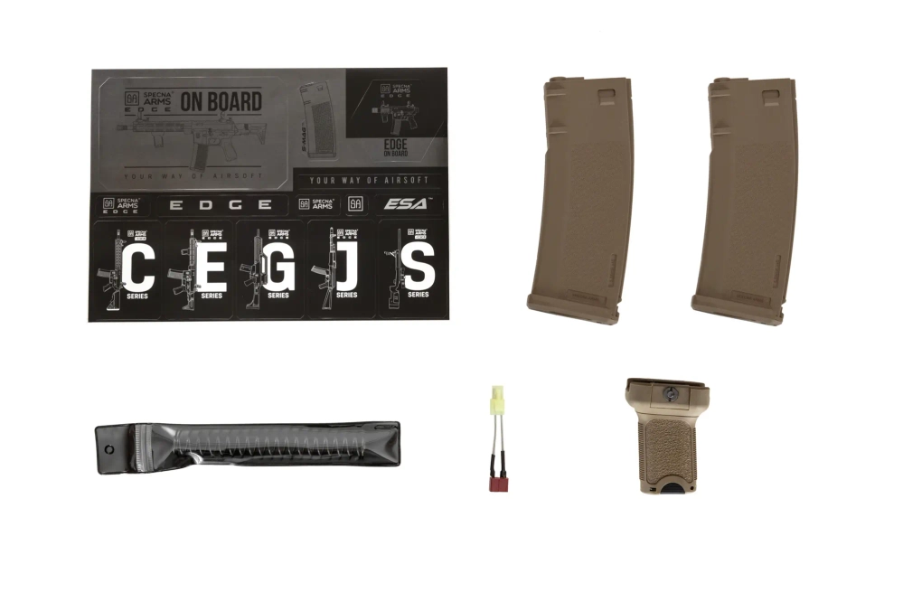SA-E06-H EDGE™ Carbine Replica Heavy Ops Stock - Half-Tan