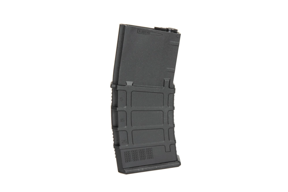 Polimerowy magazynek hi-cap 300 kulek do replik M4/M16 - czarny