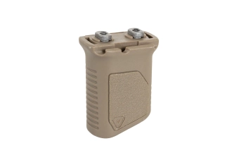 Empuñadura delantera Strike Industries M-LOK Angled Vertical Grip Short Flat Dark Earth