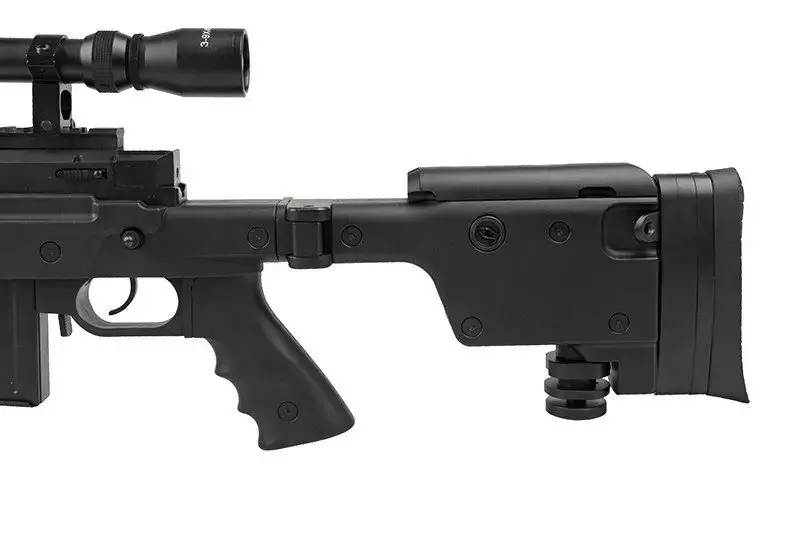 MB4406D sniper rifle replica with scope and bipod
