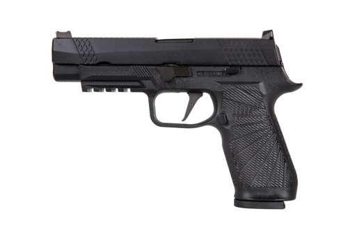 WE F17 Groen Gas Pistool replica Zwart