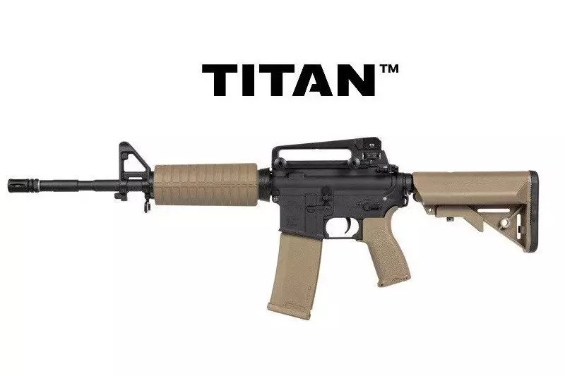 Airsoftová zbraň puškaka RRA SA-E01 EDGE™ - Half-Tan - TITAN™ V2 Custom