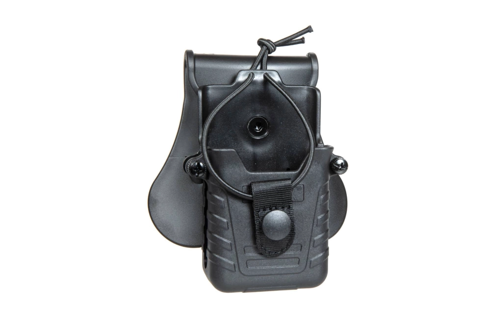 Polimerowa kabura na radio Baofeng UV-5R, UV-82, Motorola T82 - Czarna