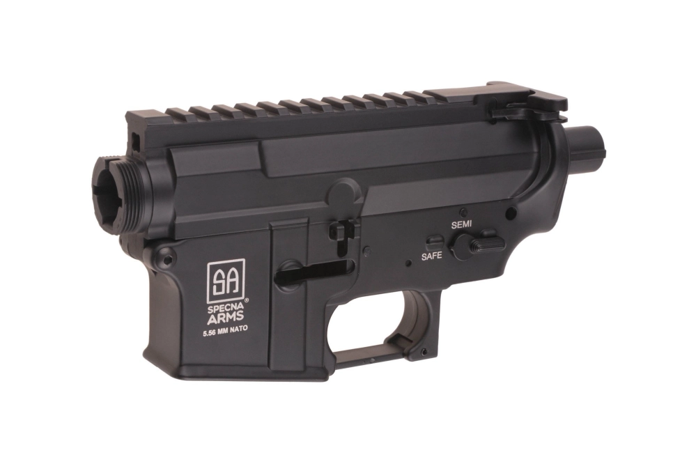 Metalowy korpus (MP129B) do replik typu M4 - Logo SA 