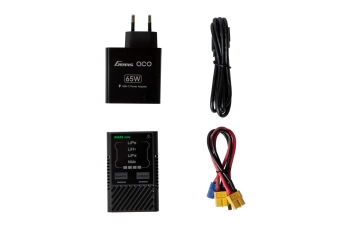 Mini cargador USB-C de iMars G-Tech con fuente de alimentación de 65 W.