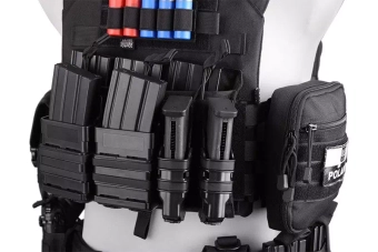 Chaleco táctico Rush Plate carrier - negro