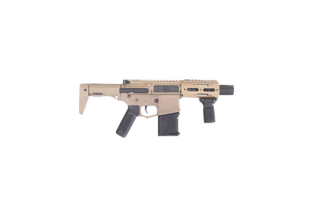 AM-015 airsoftová zbraň subkarbinu - tmavá zem (OUTLET)