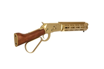 Fusil de airsoft 1873R (madera auténtica) - Oro