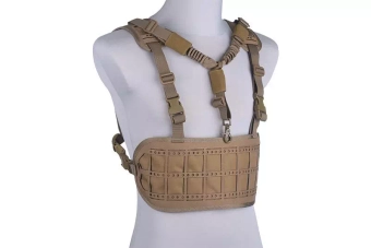 Gilet tactique Découpe laser dynamique - bronzage