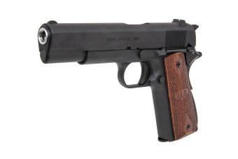 Pistola GBB CyberGun Auto Ordnance M1911A1 - Madera Negra Mate