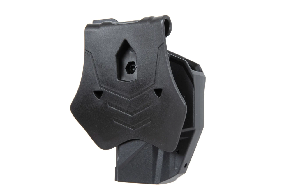 Holster Amomax pour répliques de type Glock 19/23/32 avec optique (droitier) Noir