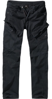 Brandit Adven Slim Fit Pantalones Negro