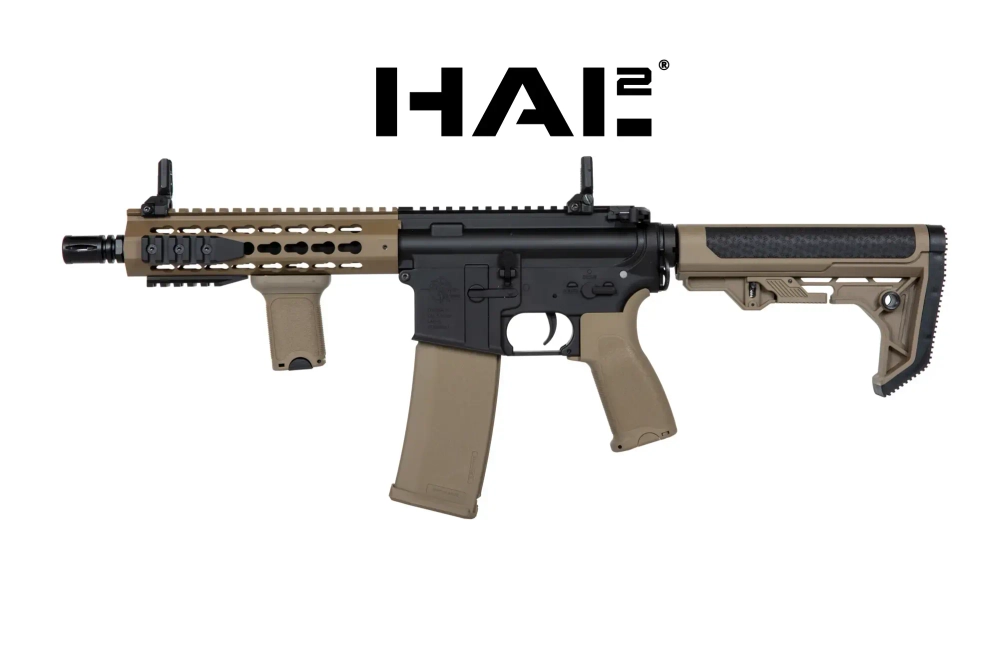 SA-E08 EDGE™ Light Ops Stock HAL²™ Half-Tan Karabijn Replica