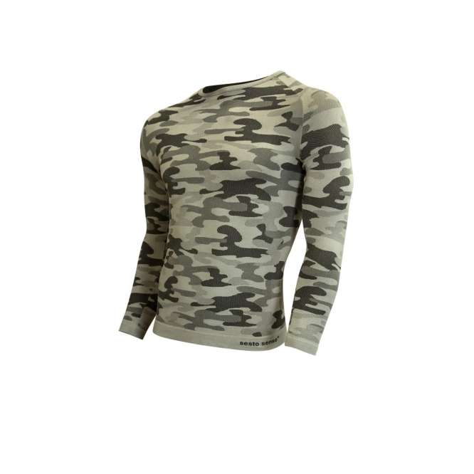 Sesto Senso Thermo Active Moro - T-shirt à manches longues - Gris clair