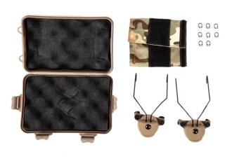 Adaptateur du kit MSA à casque - terre noire