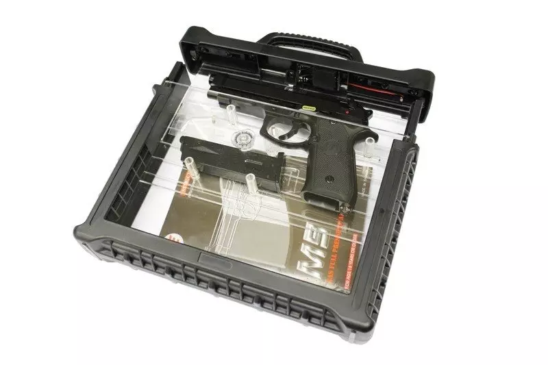 airsoft WE M9A1 v.2 pistol (LED Box) Black (OUTLET)