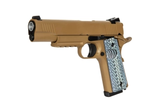 Pistola de airsoft Double Bell CQBP 739 CO2 Tan