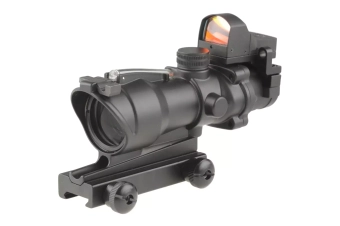 GreenFiber 4×32C + mini lunette d'observation - noir