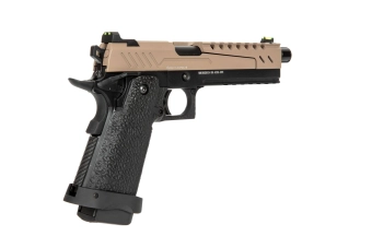 Réplique de pistolet Hi-capa 5.1 Split Slide – tan/noir 