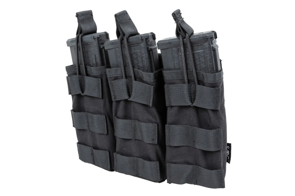 Potrójna ładownica typu Open na magazynki  M4/M16 Specna Arms Tactical Czarny