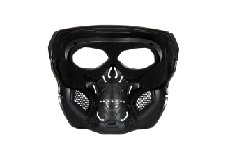Skull Messenger Mask - black