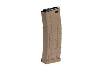 Chargeur hi-cap 350 pastilles pour répliques M4/M16 - tan