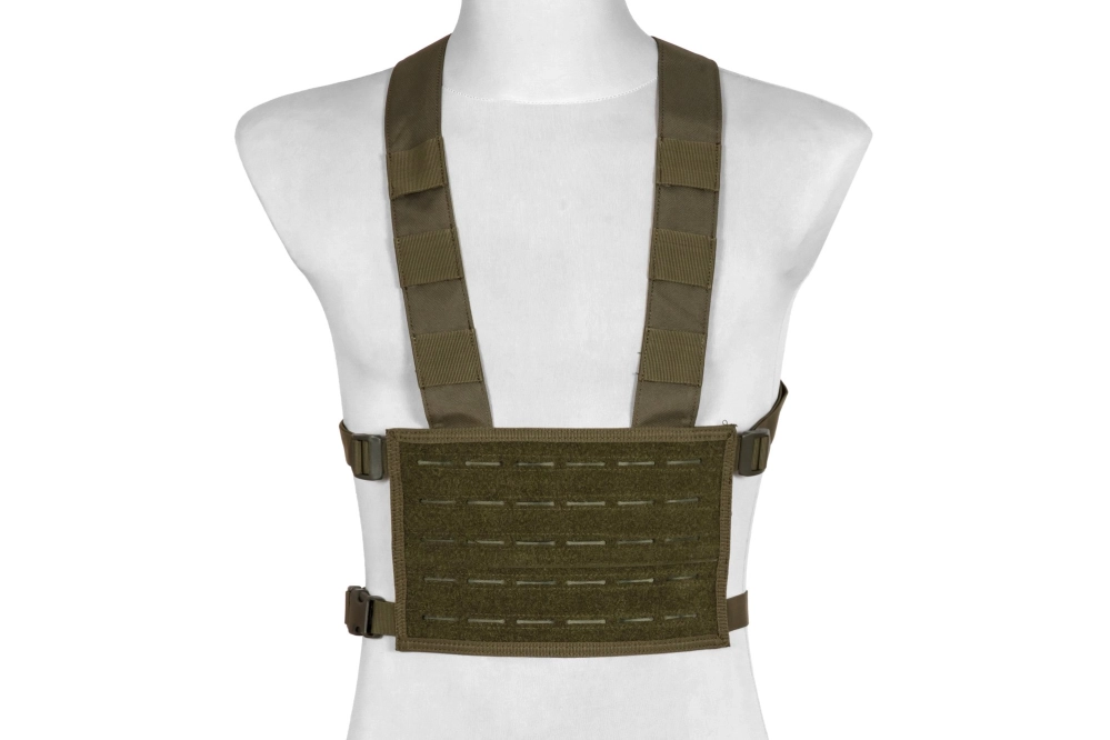 Chest Rig Laser-Cut Tactical Vest - olive