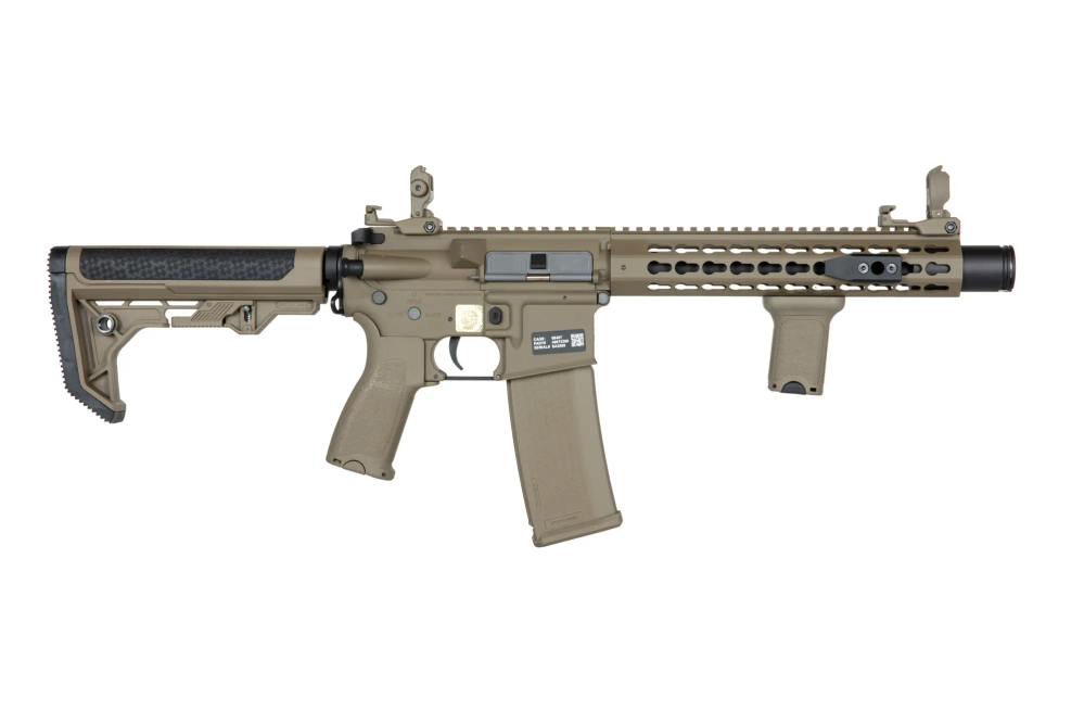 SA-E07 EDGE™ Light Ops Stock HAL² ™ Full Tan Carbine Replica