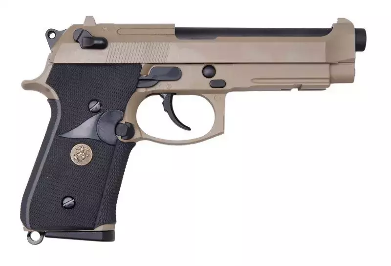 Replica van het M9A1 pistool - bruin