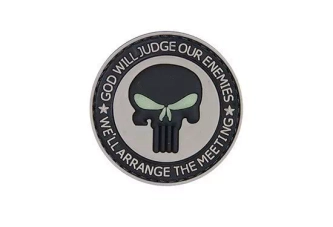 Naszywka 3D - GOD WILL JUDGE OUR ENEMIES