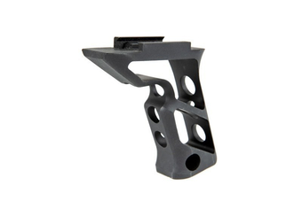 Aluminum CNC RIS Angled Forward Grip - Black