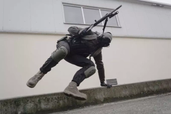 Trojité pouzdro Open I pro zásobníky AK/M4/G36 - hnědé