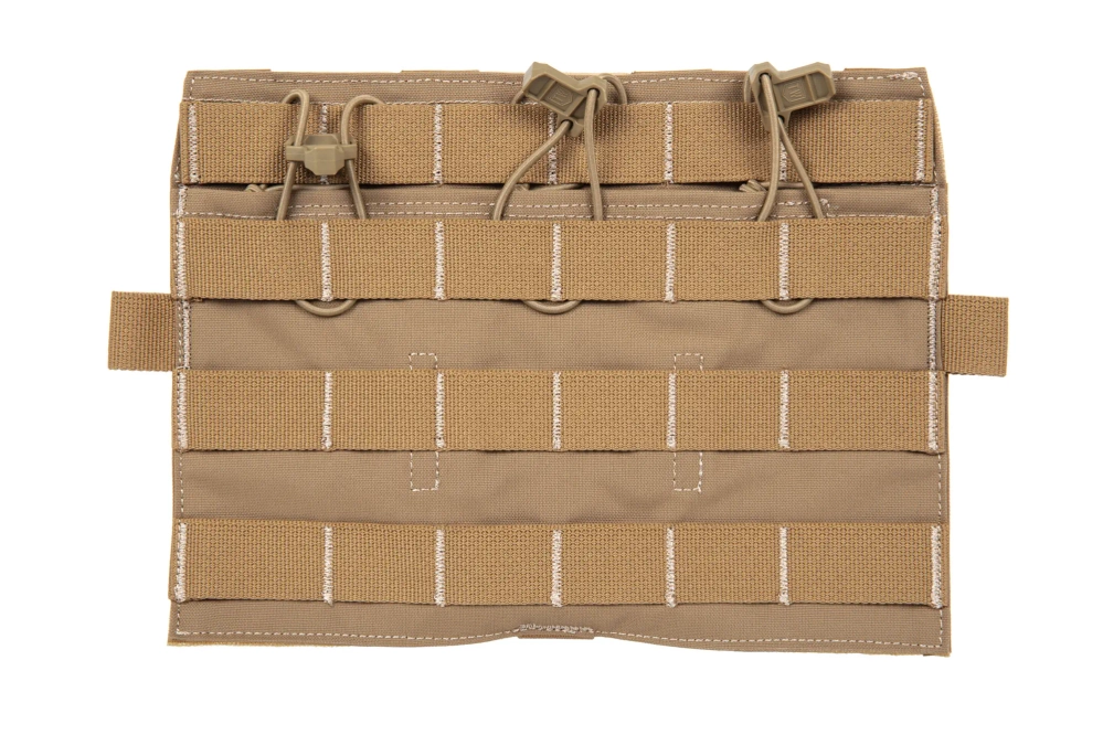 Ape Force Gear paneellader voor 3 M4/M16 platte magazijnen Coyote Bruin