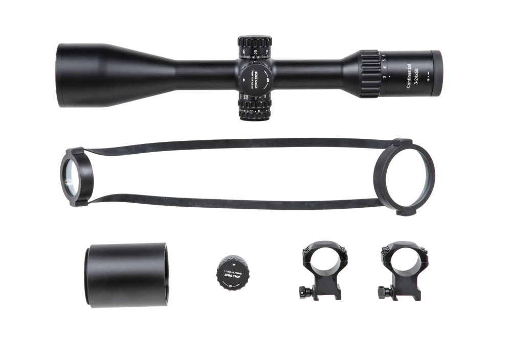 Vector Optics CONTINENTAL X8 3-24X56 ED TACTICAL Tactische Spotting Scope Zwart