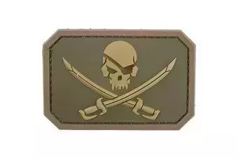 Pirate Skull PVC Patch - MC