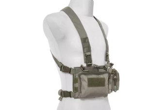 Lehká rychlá vesta Chest rig - zelená Ranger