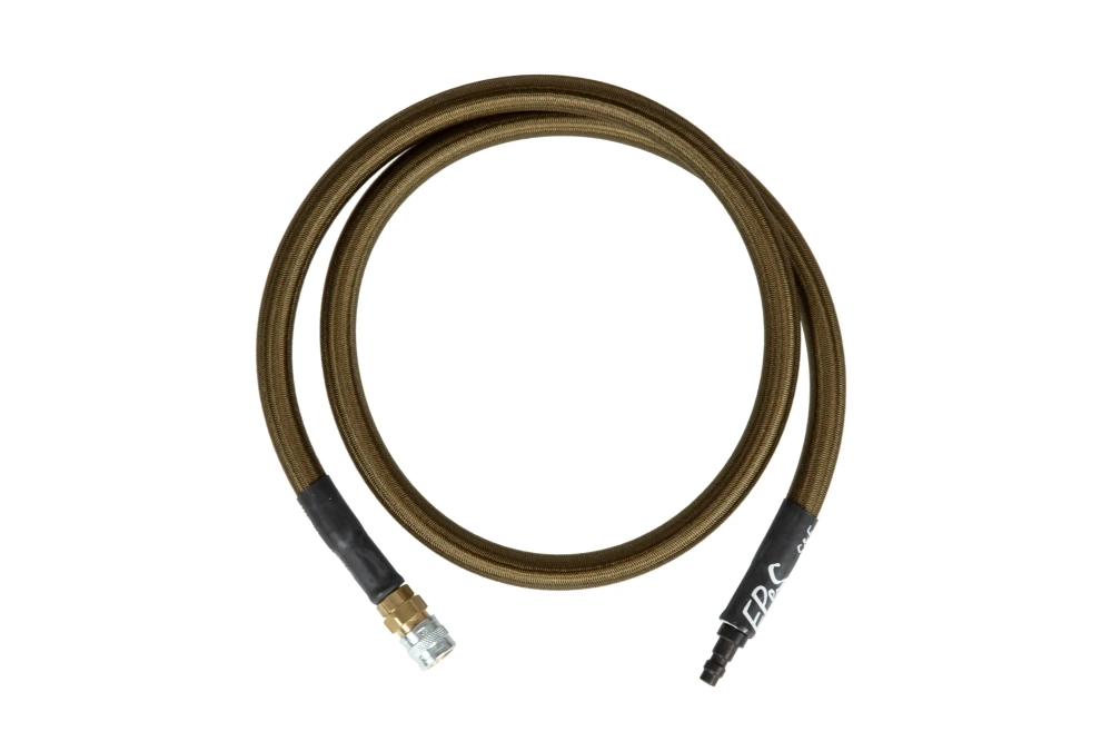 Opletená hadice HPA S&F Mk.III 100 cm - olivová barva