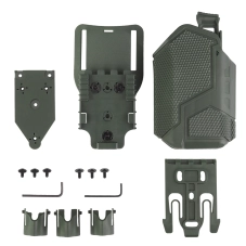Funda universal Wosport para pistolas con linterna X300A GB-81 en color oliva